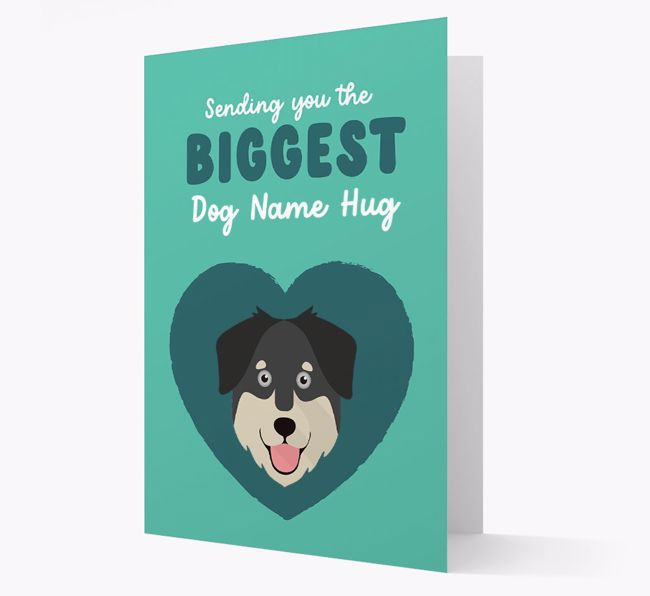 Biggest Hug: Personalized {breedFullName} Card